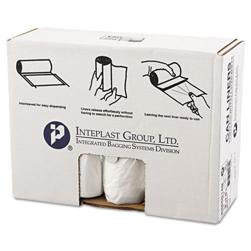 Inteplast Group High-density Interleaved Commercial Can Liners, 60 Gal, 14 Microns, 38" X 60", Clear, 200-carton freeshipping - TVN Wholesale